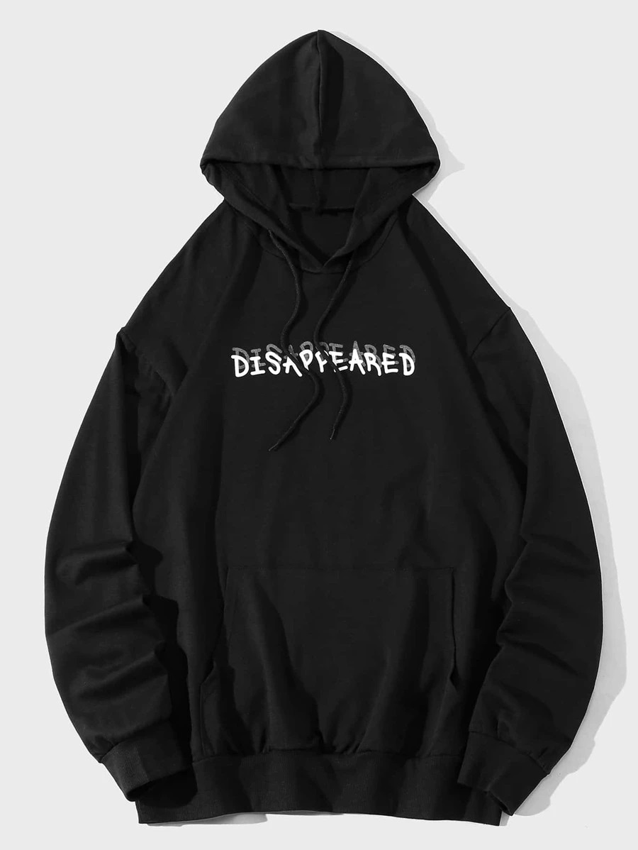 Black Hoodies Front Print Jpg