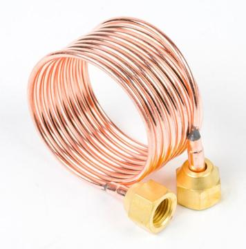 Copper Capillary Tubes with Nuts for Air Conditioners - Available in 90/120/150 CM