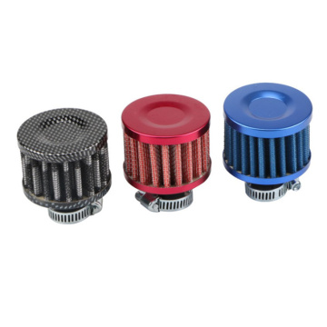 Universal aluminum 12mm Mini intake air filter