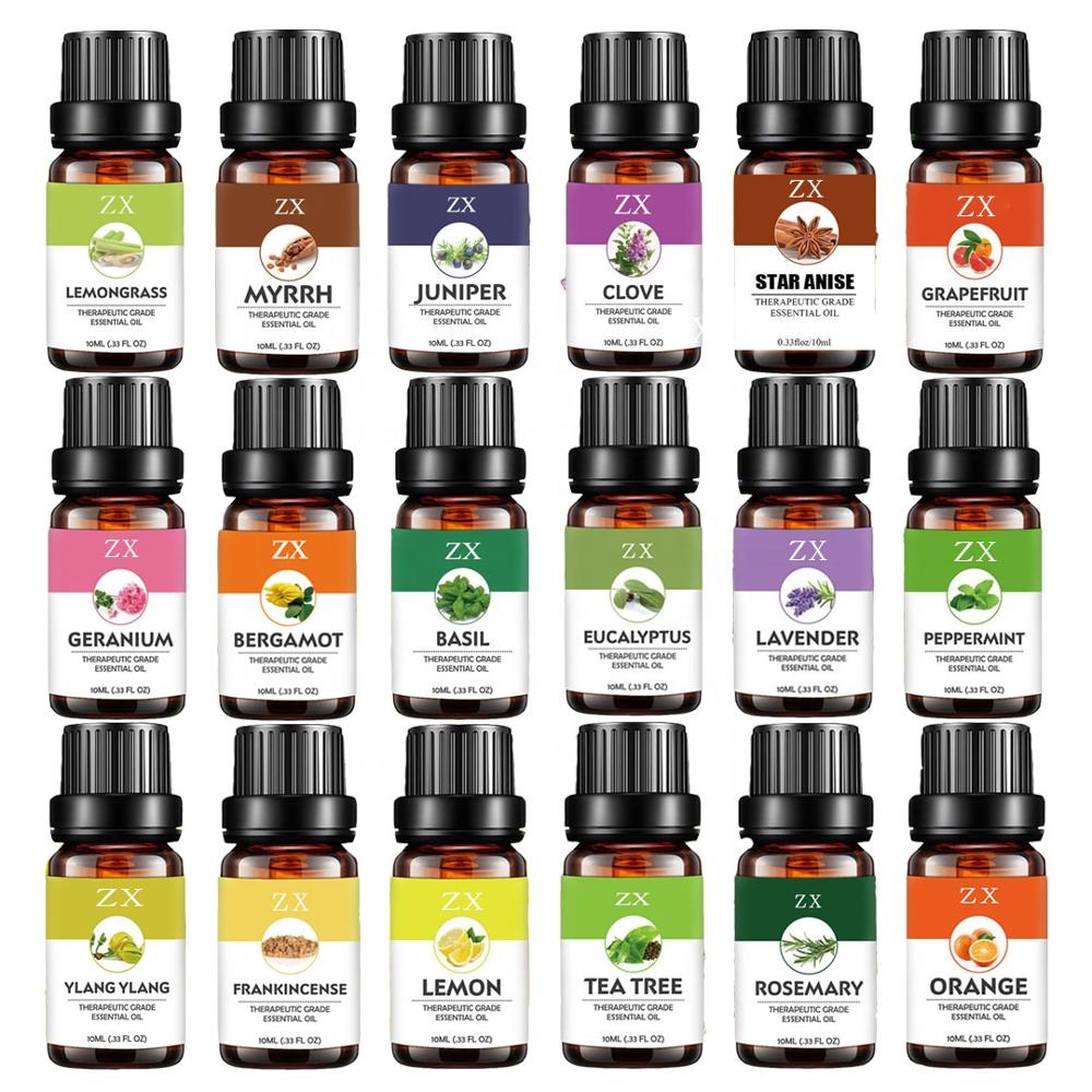 6*10ml Pure essential oil gift set