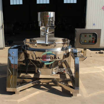 Automatic Stir Fry Cooking Machine with Jacket Kettle for Commercial Restaurant Kitchens
