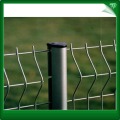 Galavanized blue peached shaped mesh fence