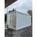 White detachable container house container 20ft Malaysia Vietnam turnkey prefab house