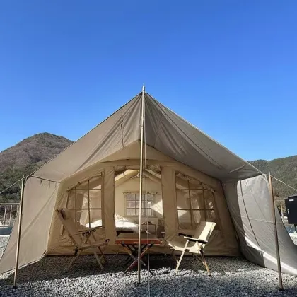 4 Season Family Inflatable Tent for Wild Outdoor Camping