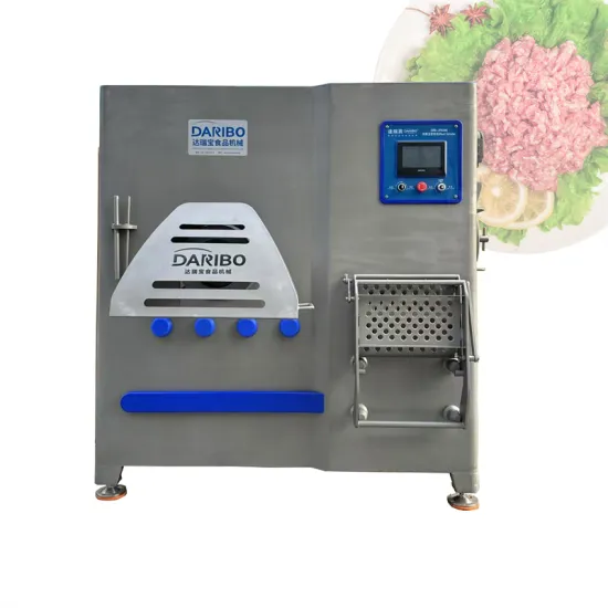 Double Auger Fat Meat Grinder for Frozen Pork Belly and Meat