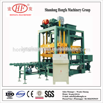 mobile small concrete brick making machine , QT4-25 small concrete block making machine