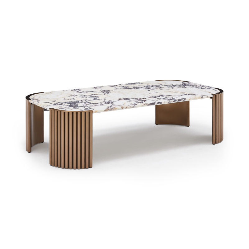 Modern Fantastic Rectangular Marble Coffee Tables