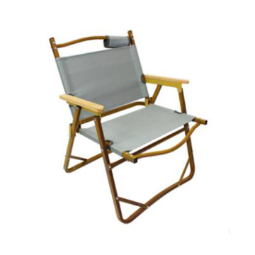 beach wood grain folding Oxford cloth fishing chair
