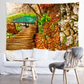 soft 3D dust proof partition tapestry