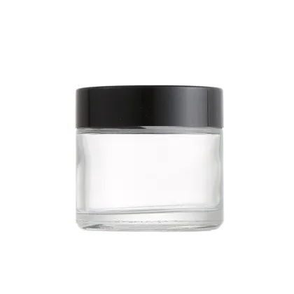Clear glass cream container Cream Glass Jar 100G