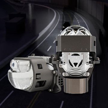 Lente de LED direto duplo do farol