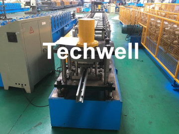 Guiding Column Forming Structure Guide Rail Cold Roll Forming Machine For Making Door Guide Tracks