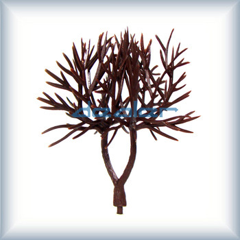 3D brown decorative natural tree trunk ,brown plastic model tree,T006-110,different size,decorative model tree