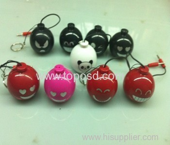 Bomb Mini Portable Small Loudspeakers Apple Mobile Laptop Mp3 Audio Player Subwoofer 