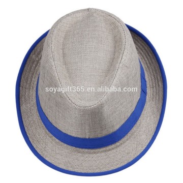 Unisex Fedora Trilby Cap Cowboy Summer Beach Sun Straw Panama Hats