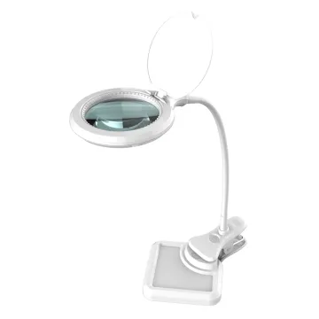 China Wholesale Flexible Desk Lamp 5x Magnifying for Beauty, Nail, Manicure, Repairing, Sewing, Mending, Knitting