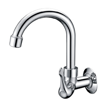 สไตล์อุตสาหกรรม Unique Dual Handle 2 Hole ออกแบบใหม่ทองเหลือง Water Basin Mixer Faucet Tap