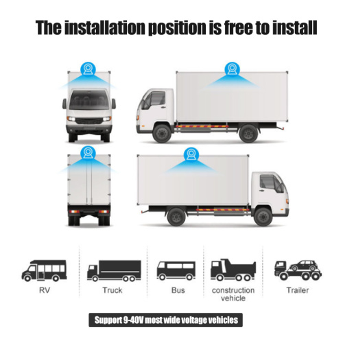 2022 New Arrival Universal 2.4G Car Wireless Camera System with 7 Inch Touch Button IPS AHD Monitor for Bus Truck Vehicle Reversing