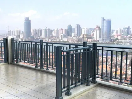 Customized Modern Indoor and Outdoor Easy-to-Assemble Aluminum Alloy Handrails Stair Balcony Guardrail Railing Fencing
