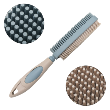 Multi-Functional Rubber Pet Hair Remover Brush: Furniture, Carpet, Clothes, and Car Cleaner