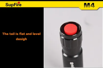 CE, FCC and RoHS Certification high power SupFire M4-U2 rechargeable portable LED flashlight