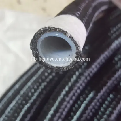 Teflon Hose with single SS304 and aramid fiber Technora braiding cover