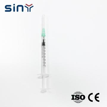 Stéringe d&#39;injection de glissement stérile jetable 1 ml