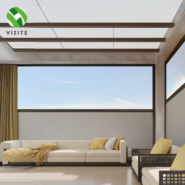 New Design Light Filtering Privacy Ziptrack Inverted Roller Blinds - YST Factory Installation Bottom Motor