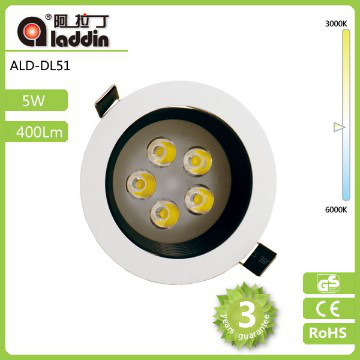 Led ลงโคมไฟ 5W ปกขาว