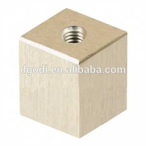 Custom high precision surface finish brass square standoff for sale