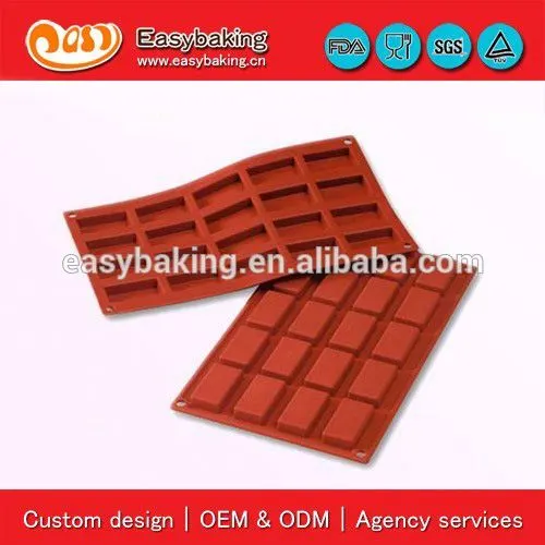 20 Cavities financiers mould silicon bakeware cake baking pans