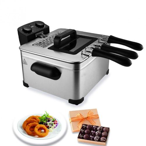 Non Stick Enamel Electric Deep Fryer