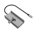 Aluminium USB Hub Clamp Docking Station met HDMI