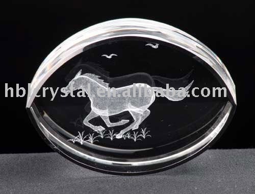 animal crystal 3d laser