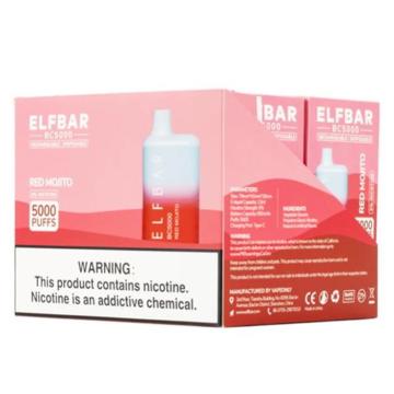 Customs Elf Bar BC5000 Rechargeable Disposable Vape
