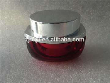 50g skin care cream acrylic injected red jars with special design