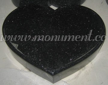 Black Galaxy Heart-shaped Tombstone