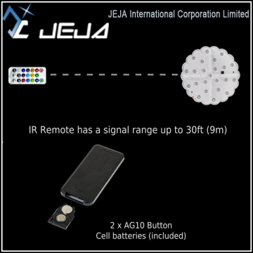 JEJAHK Rechargeable battery Remote Controlled Clear LED Decorative Light for party