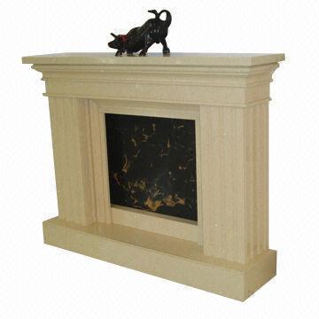 Fireplace, Limestone and Travertine