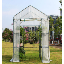 غطاء حديقة صغير زجاجي مع غطاء شفاف / أخضر