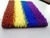 Rainbow artificial grass for kindergarten