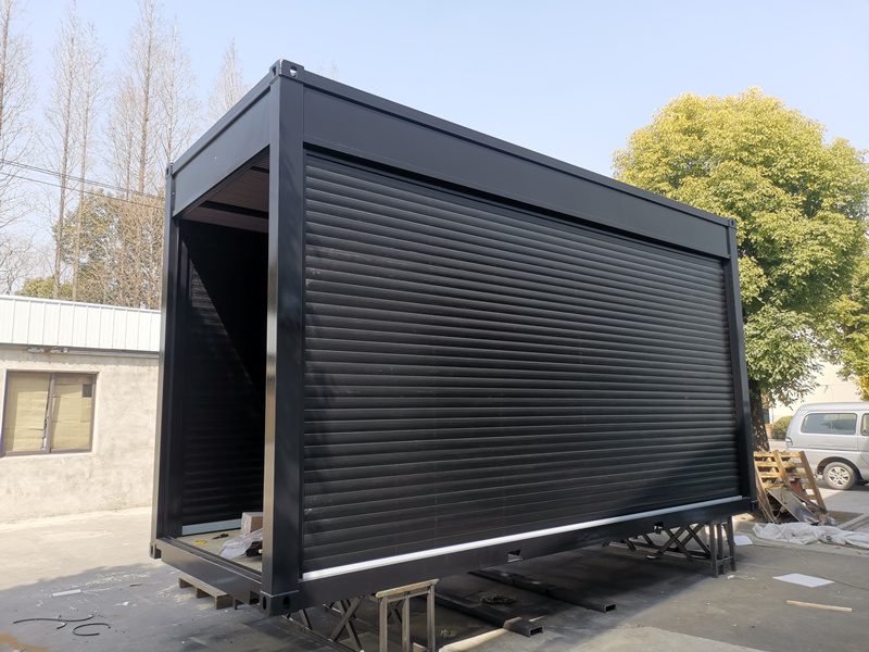 insulated automatic roller shutter door for container showroom 1