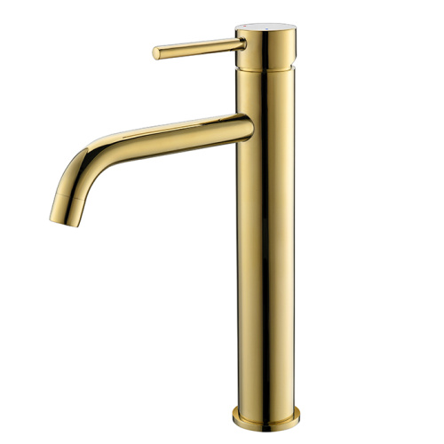 China Copper Single Hole Brushed Nickel Vessel Sink Faucet Supplier