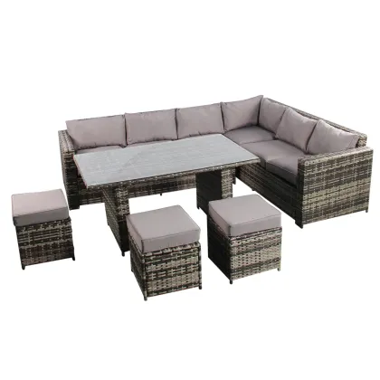 Modern Sectional Garden Furniture Outdoor Furniture Sets Patio Rattan Sofa Set Garden sets