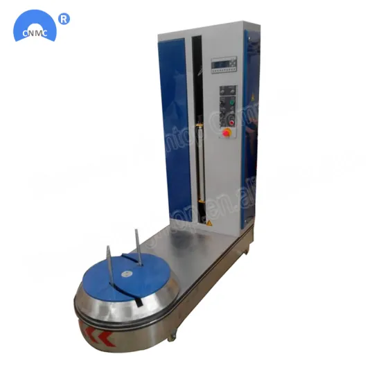 New design automatic baggage wrapping machine airport luggage using