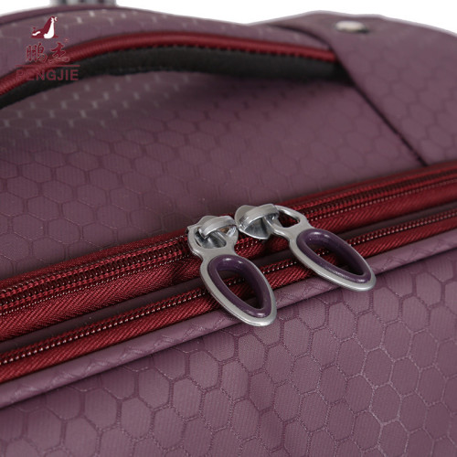 Softside vải Zipper hành lý túi xe đẩy hành lý