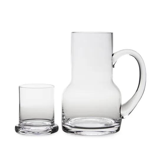 Long Island 2-Piece Glass Bedside Carafe Set