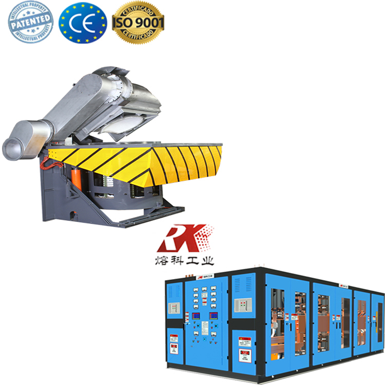Horno de calentamiento por inducción para fundir acero