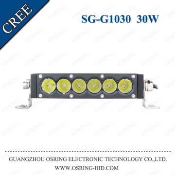 OSRING Factory Directly Offer 6.8inch 30w 4x4 Offroad Car Led Light Bar With CE Auto Bar Light Led Offroad