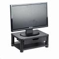 New design two shelf adjustable plastic monitor riser with drawer